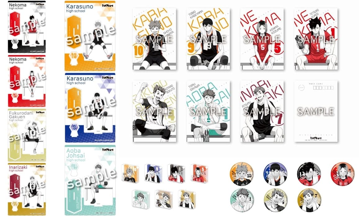 ハイキュー!! ジャンフェス初出イラスト“break time”の新作グッズ 6月発売！